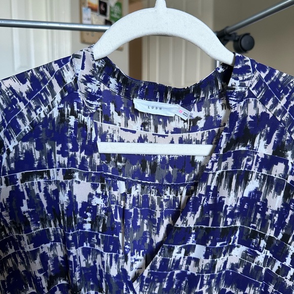 Blue Patterned Dress - Picture 3 of 3